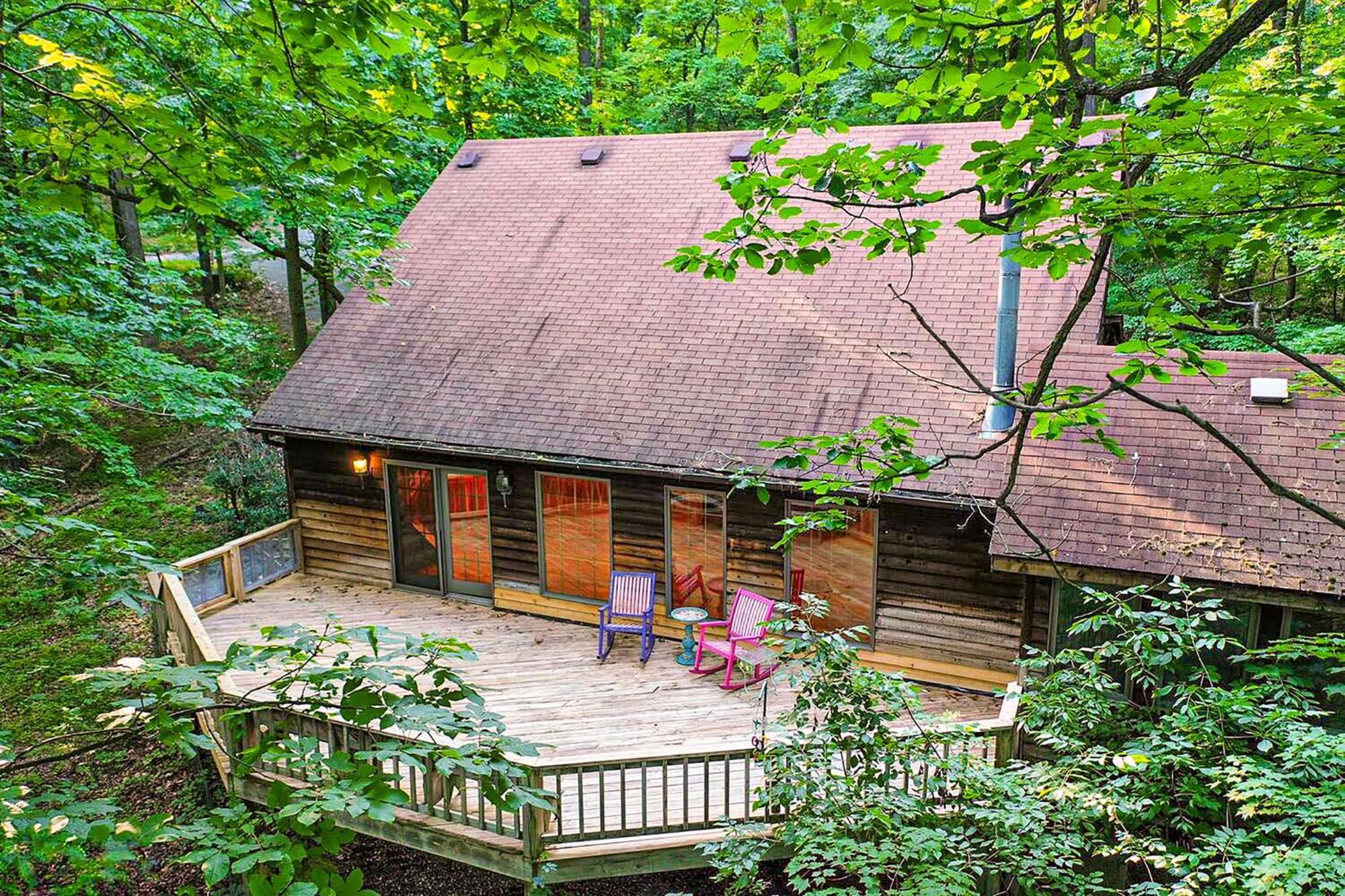Huge Cabin W Hot Tub, Deck, Grill, Fire Pit, Wifi Berkeley Springs Exteriör bild